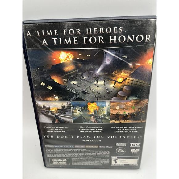 Medal of Honor: European Assault (PS2, 2005) CIB Complete - Picture 2 of 4